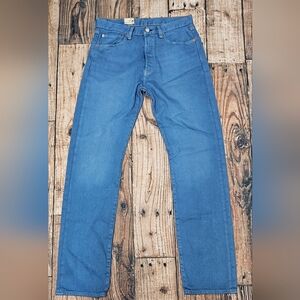 Levi's 501  Men's Jean 32x34 Blue Denim Button Fly Straight Original 2022